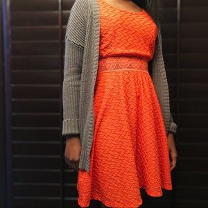 Orange Dress Size Large